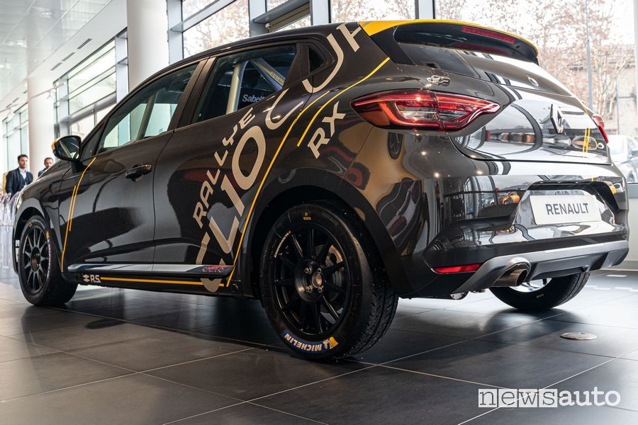 Vista posteriore Renault Clio Rally R5