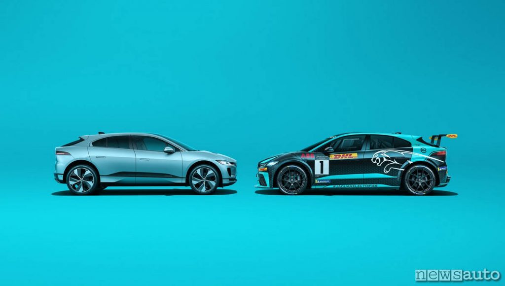 Jaguar I-Pace vs I-Pace da corsa racing