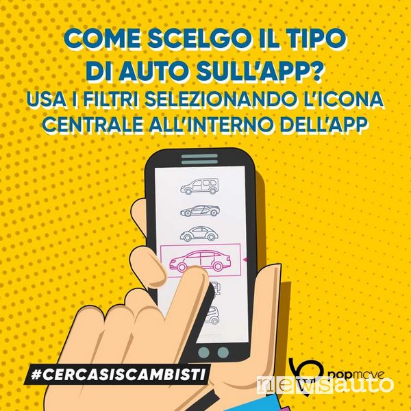 App noleggio auto Popmove