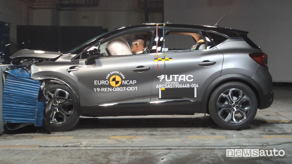 Crash Test Euro NCAP 2019 Renault Captur