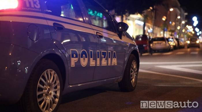 polizia Torino Fiat Panda elaborata