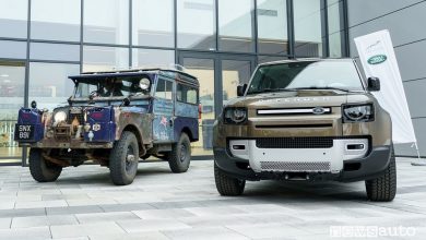 Land Rover Defender vecchia e nuova