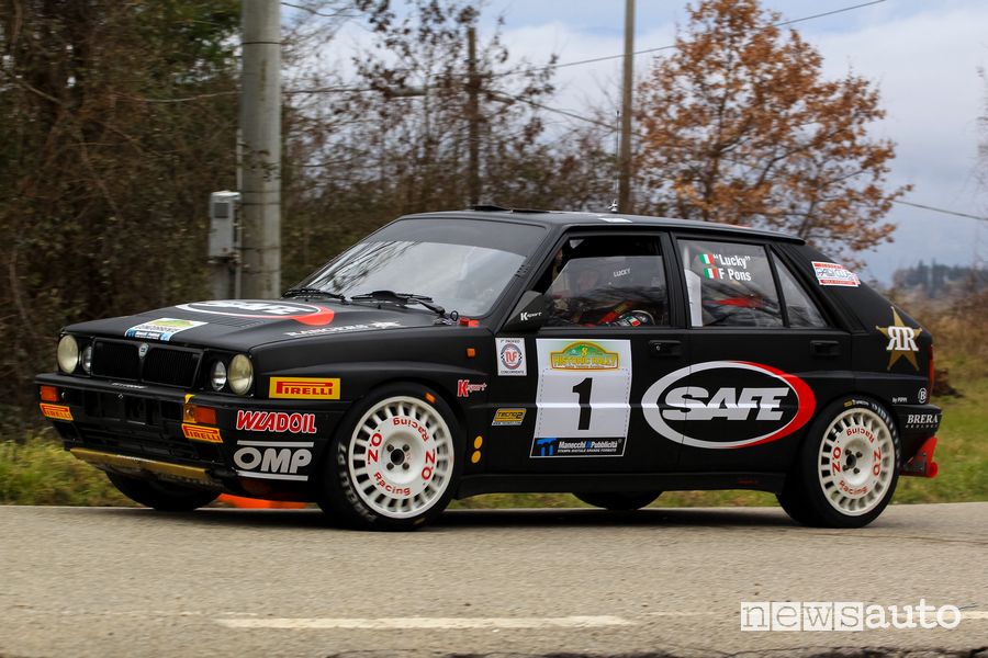 Lucky”-Luigi Cazzaro su Lancia Delta al Monza Rally Show 2019