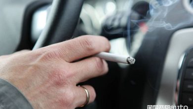 Multa sigaretta auto