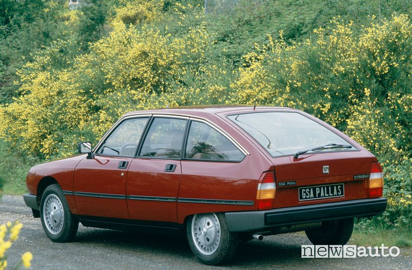 Vista posteriore Citroën GSA Pallas del 1985