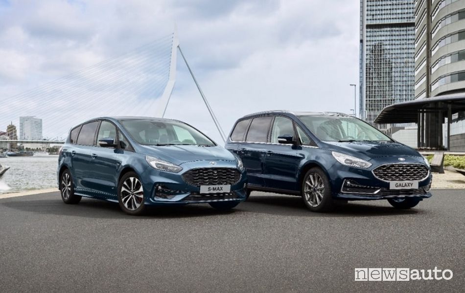 Auto ibride Ford S-MAX Hybrid e Galaxy Hybrid