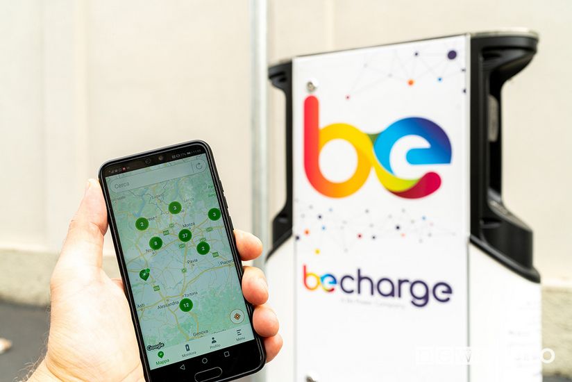 colonnine ricarica auto elettriche torino Iren Mercato e Be Charge