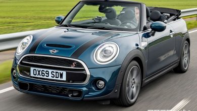 Vista frontale Mini Cabrio Cooper S Sidewalk
