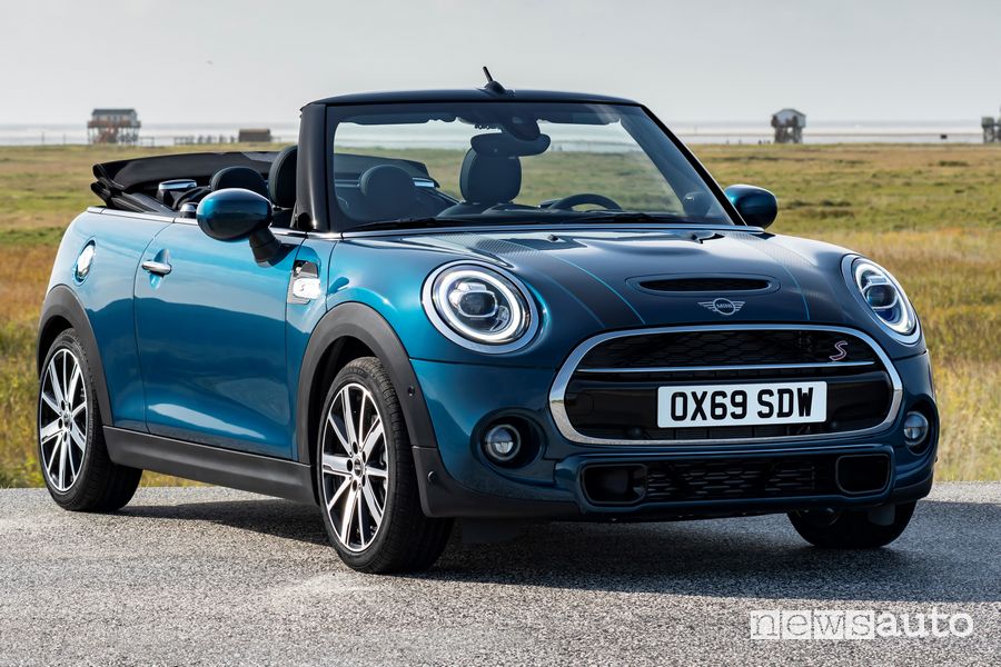 Vista di profilo Mini Cabrio Cooper S Sidewalk