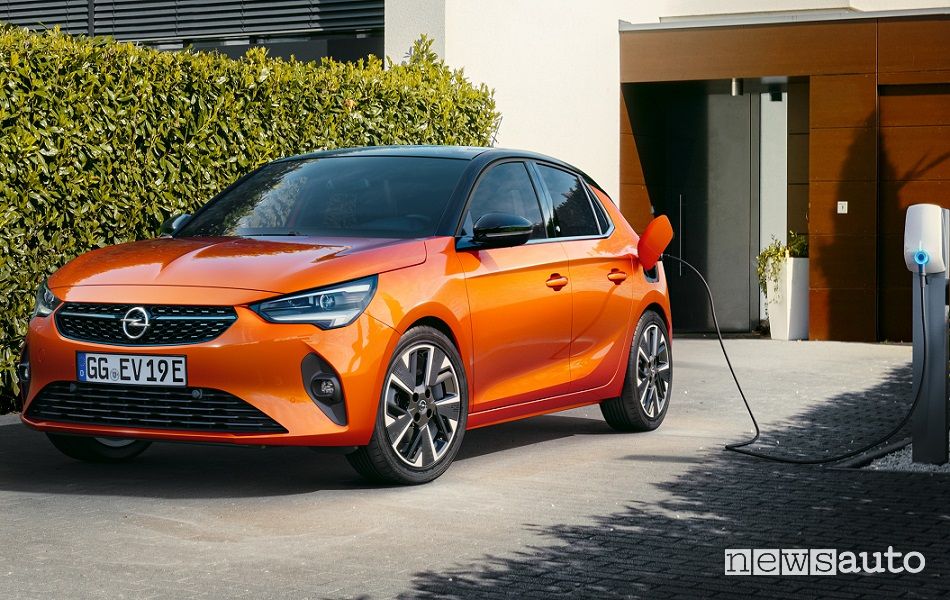Opel Corsa-e prezzo con l’Ecobonus e gli incentivi