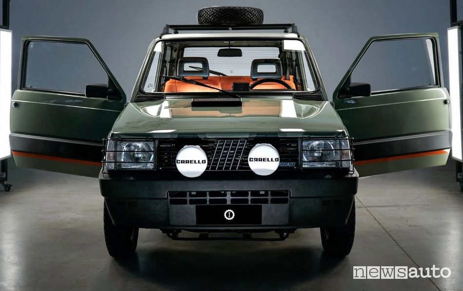 Fiat Panda 4x4 Pandina Jones elettrica retromod