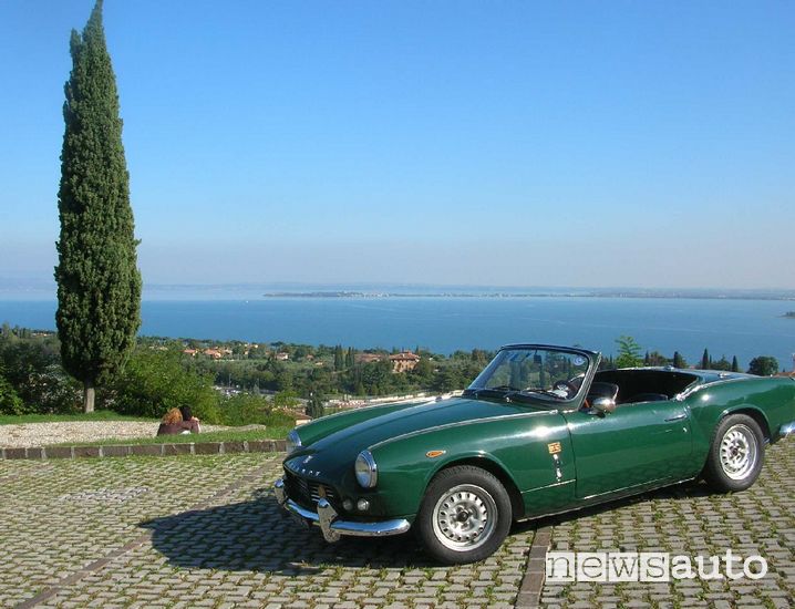 Slow Drive noleggio auto storica Triumph Spitfire MK II a Brescia