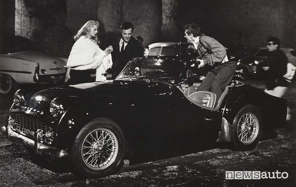 Triumph TR3 Dolce Vita di Federico Fellini
