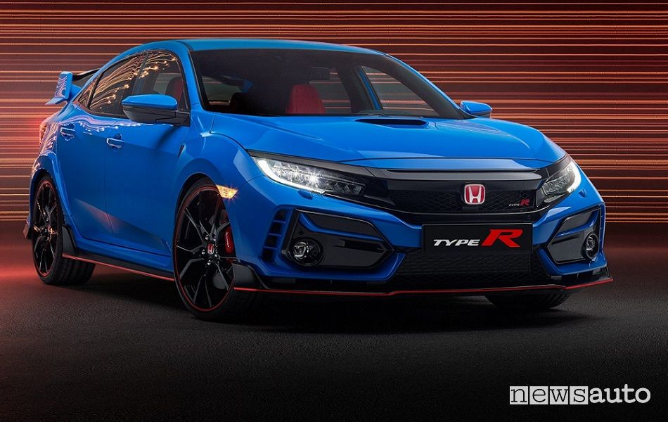 Honda Civic Type R 2020 colore blu