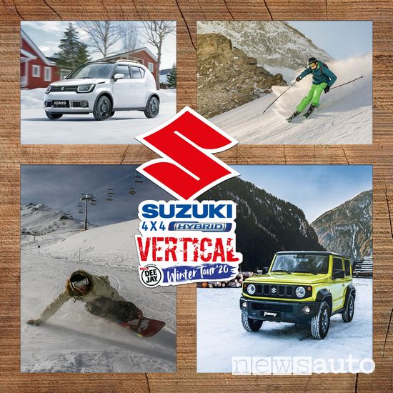 Locandina Suzuki 4x4 Hybrid Vertical Winter Tour 2020