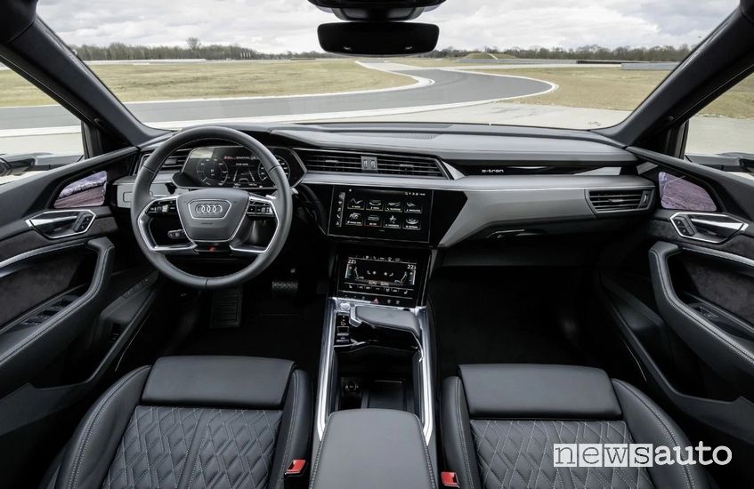 abitacolo Audi e-tron S Sportback