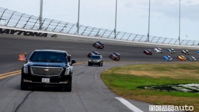 Donald Trump in pista alla 500 miglia di Daytona Nascar