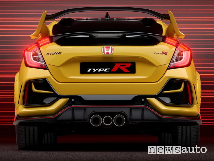 Scarico posteriore Honda Civic Type R Limited Edition