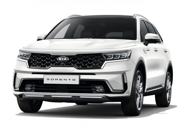 Vista anteriore Kia Sorento 2020