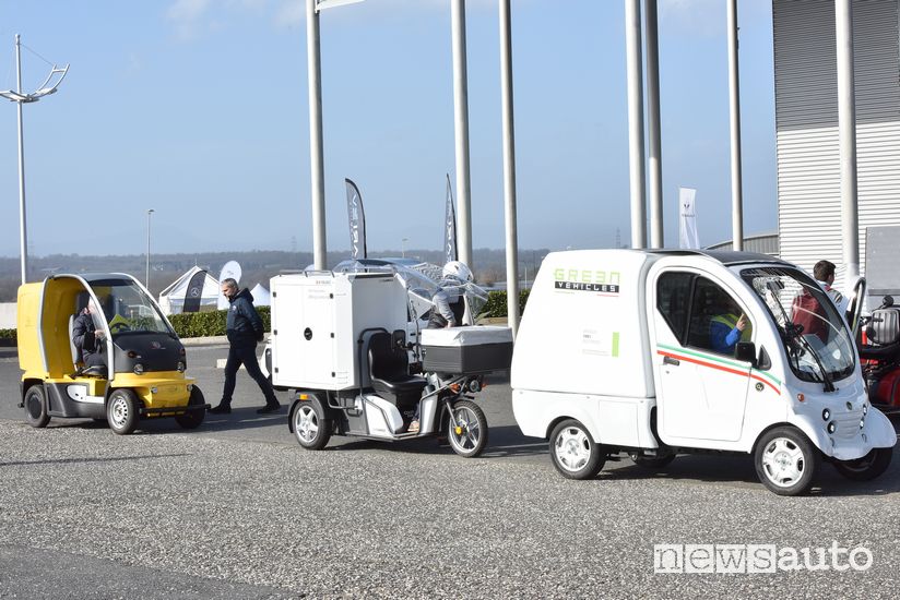 Quadricicli elettrici al Poste Motor Day di Vallelunga