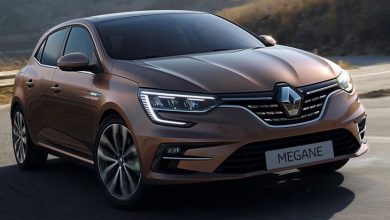 Vista anteriore Renault Megane 2020