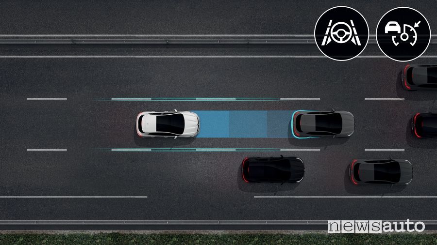 Cruise Control Adattivo guida autonoma di livello 2 Renault Megane 2020