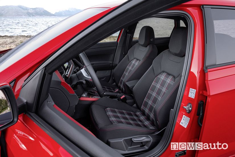 Sedili anteriori in tessuto a quadretti Clark Volkswagen Polo GTI