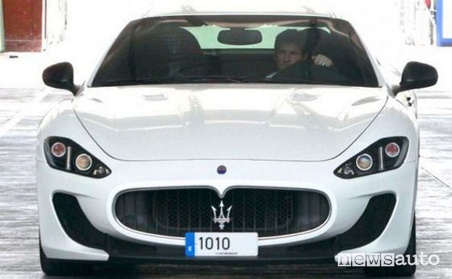Auto del calciatore Lionel Messi e la Maserati GranTurismo MC Stradale