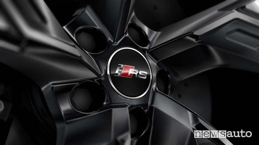 Logo RS 25th coprimozzo cerchi in lega Audi RS 3 Sportback 25 yeaRS