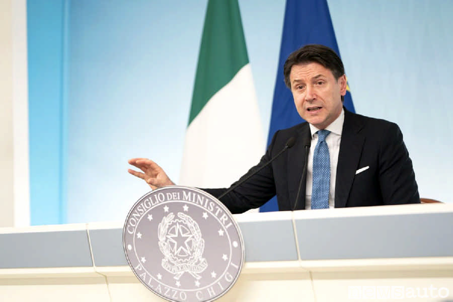 premier Giuseppe Conte sull'idrogeno