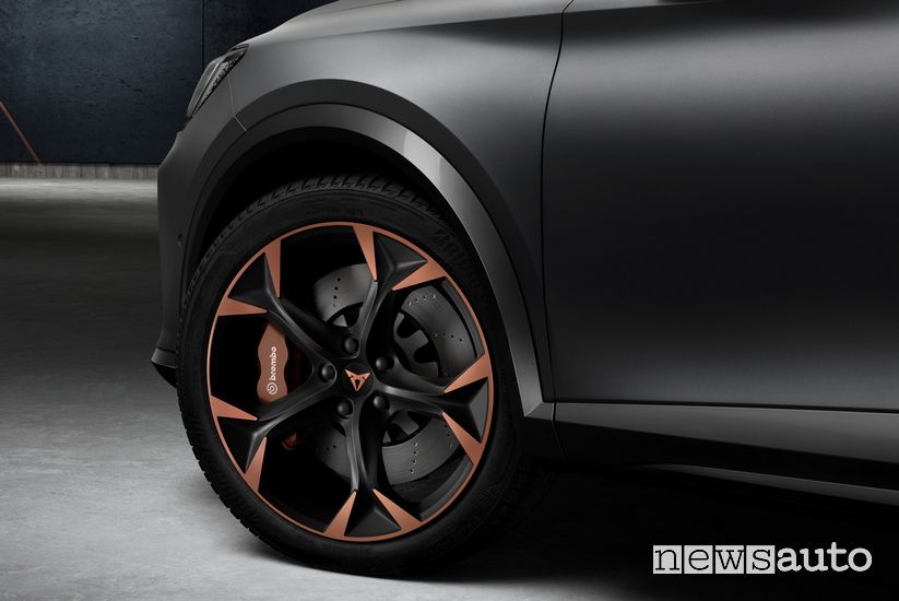 Cerchi in lega da 19" e freni Brembo Cupra Formentor