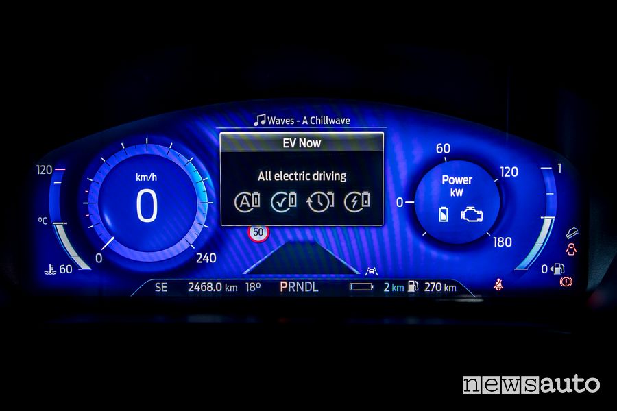 Quadro strumenti Ford Kuga Vignale Plug-In Hybrid