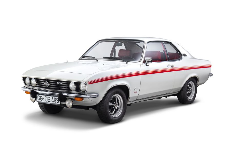Vista di profilo Opel Manta Berlinetta