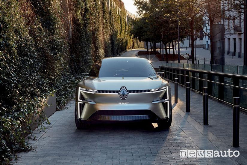 Vista anteriore Renault Morphoz concept-car