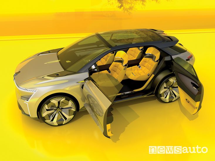 Portiere aperte Renault Morphoz concept-car