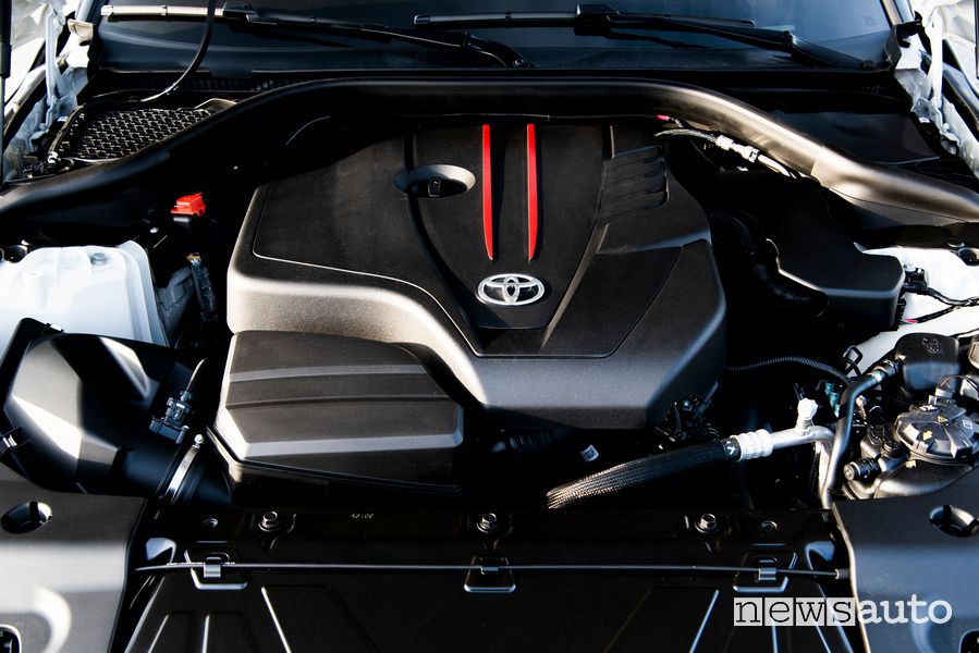 Vano motore 2.0 litri da 258 CV Toyota Supra GR 2.0 litri Fuji Speedway