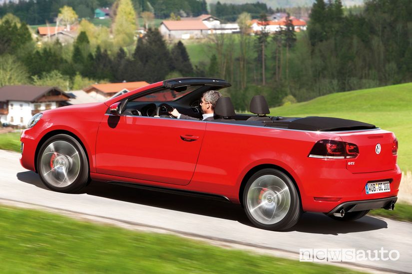Vista posteriore Volkswagen Golf GTI VI Cabriolet 2012