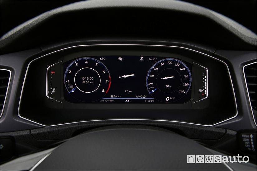 Cruscotto, quadro strumenti digitale Volkswagen T-Roc Cabriolet R-Line