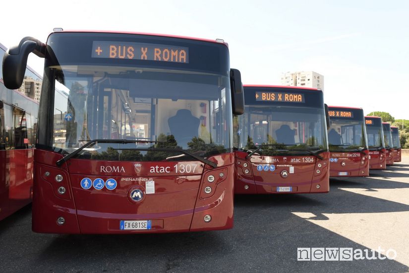 corse dei bus a Roma emergenza coronavirus