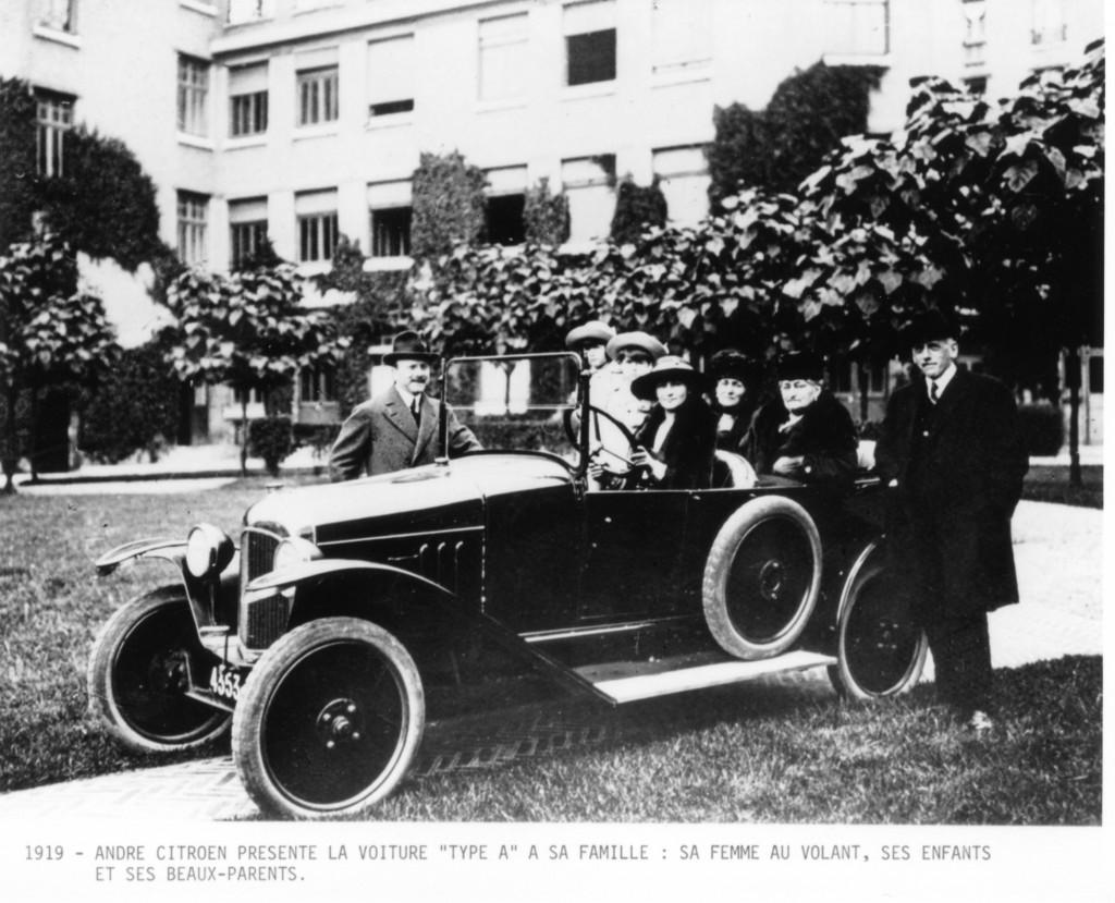 André Citroën presenta la “10Hp Tipo A” nel 1919