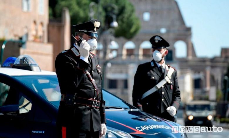 osti di blocco a Roma per Coronavirus
