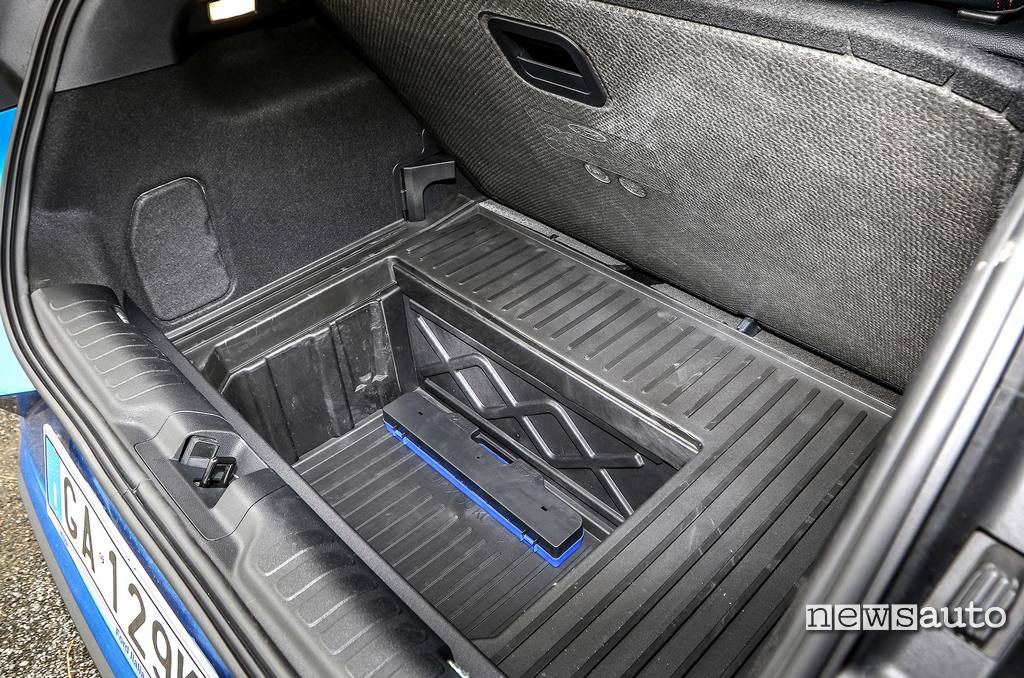 megabox da 80 litri Ford Puma 2020 una vasca impermeabile con foro di scolo
