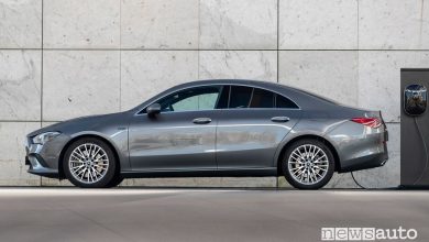Mercedes CLA ibrida plug-in, elettrico+benzina EQ Power