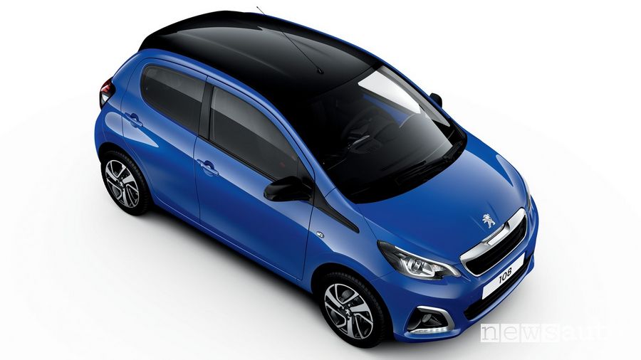 Peugeot 108 Style con tetto black diamond