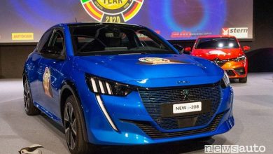Peugeot e-208 elettrica Auto dell'Anno 2020
