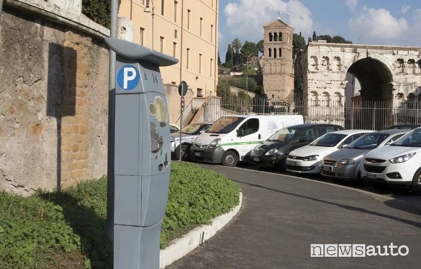 Parcheggi gratuiti a Roma sulle strisce blu