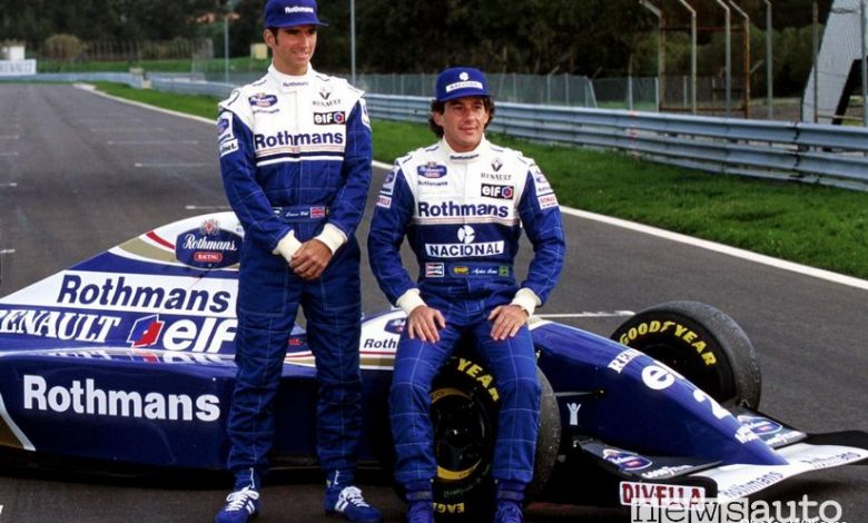 Ayrton Senna e Damon Hill alla Williams