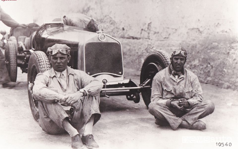 Achille Varzi - Tazio Nuvolari alla Mille Miglia del 1930