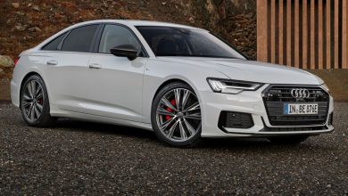 Vista di profilo Audi A6 55 TFSI e quattro