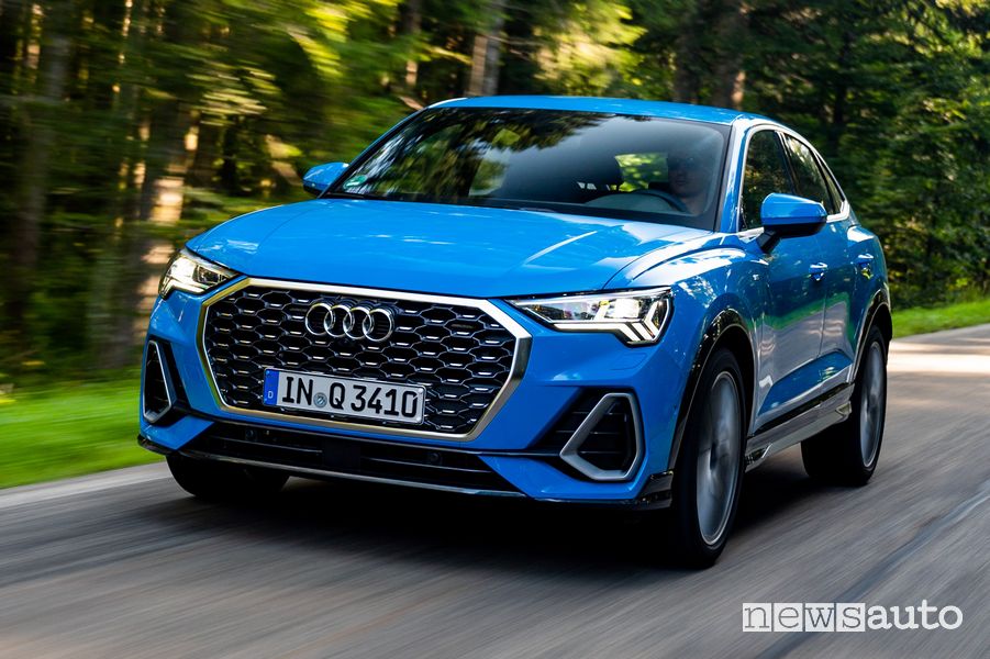 Audi Q3 Sportback mild-hybrid MHEV con tecnologia a 48 V